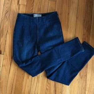 Free People jeans with elastic waste band